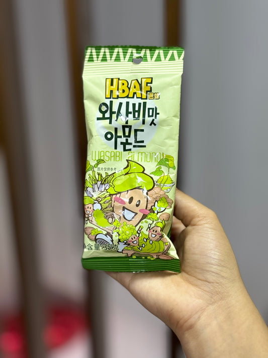 Amande wasabi k-drama korean snacks - Girlzbox