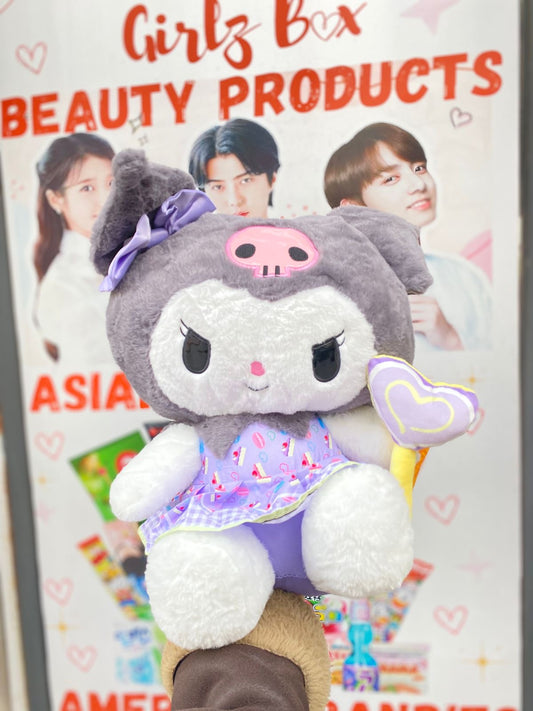 Peluche grand format kuromi jouet  - Girlzbox