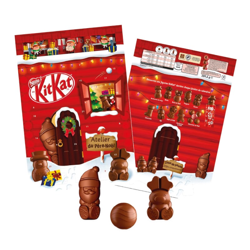 Calendrier de chocolat kitkat géant - Girlzbox