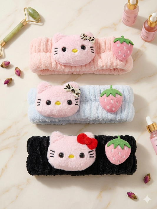 Bande pour les cheveux hello kitty couleur aléatoire - Girlzbox