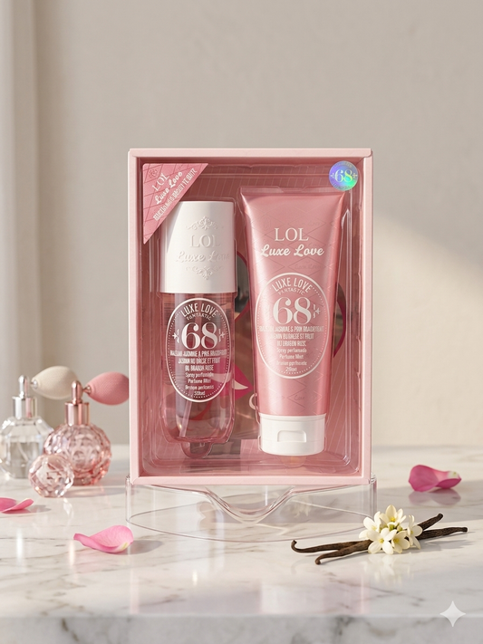 Pack crème hydratante et brume pour le corps parfum sucré - Girlzbox