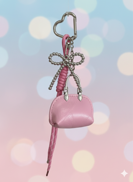 Mini sac porte clé et accessoires pour sac - Girlzbox