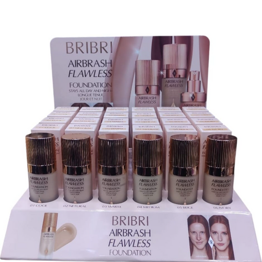 Airbrash flawless foundation fond de teint longue tenue couverant zéro imperfection - Girlzbox