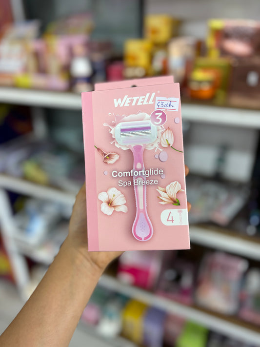 Rasoirs x4 wettel comfort glide spa breeze - Girlzbox