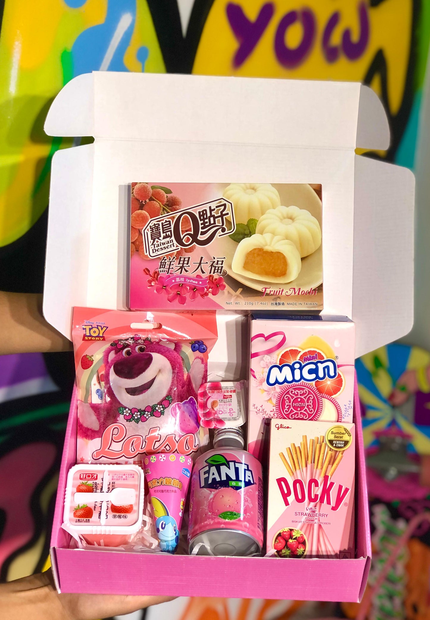 Lotso limited edition box korean snacks food jelly drink mochi  -Girlzbox