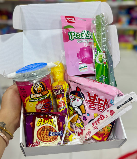Mini box dégustation - asiatiques- américains