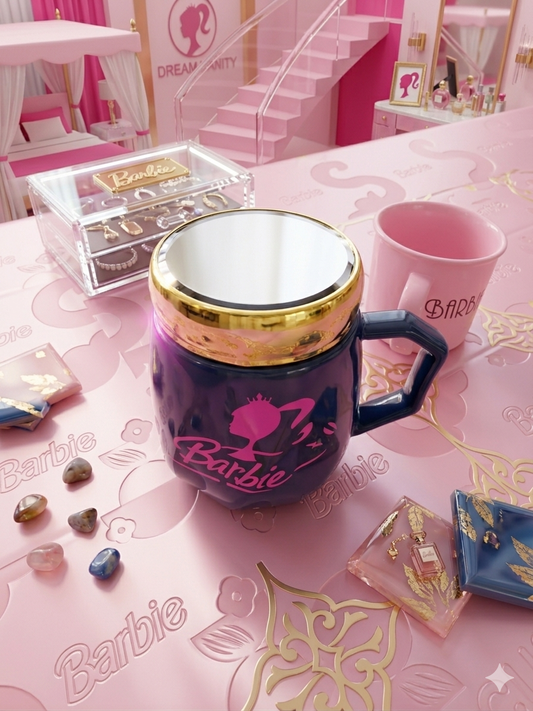 BARBIE MUG CERAMIQUE VERRE TENDANCE GRAND FORMAT DECOR