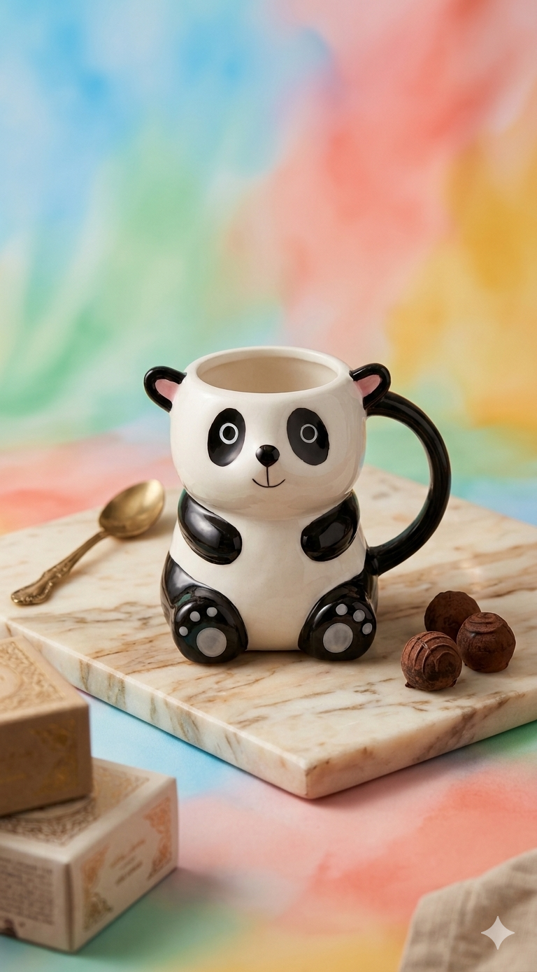 Panda MUG CERAMIQUE VERRE TENDANCE GRAND FORMAT DECOR