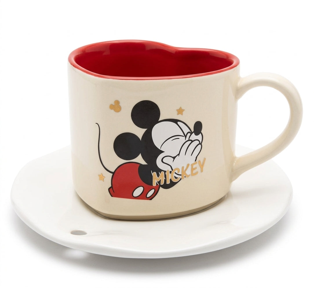 MUG AVEC ASSIETTE MICKEY  - GIRLZBOX