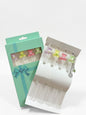 Pailles en verre transparentes x4 avec goupillon BEAR - GIRLZBOX