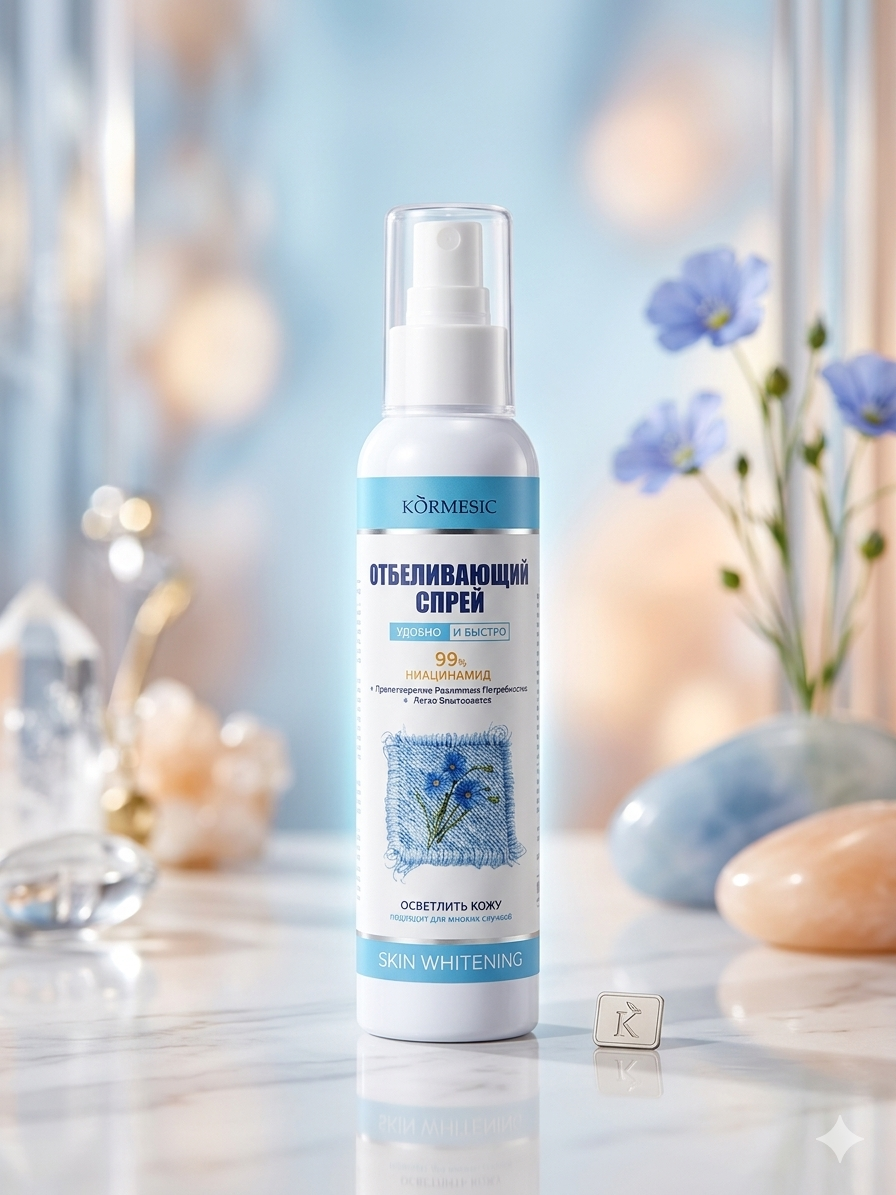 Spray Blanchissant et Éclaircissant toner luminosité immédiate du visage