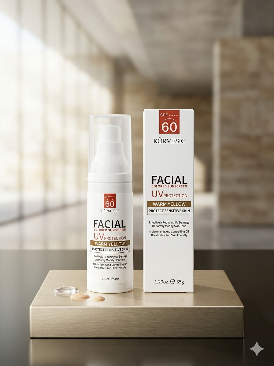 Éclat & Protection Solaire Teinté KÖRMESIC SPF 60 ECRAN SOLAIRE