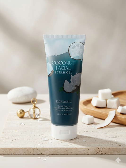 KÖRMESIC Coconut Facial Scrub Gel (200ml)