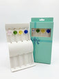 Pailles en verre transparentes x4 avec goupillon COQUILLAGE - GIRLZBOX