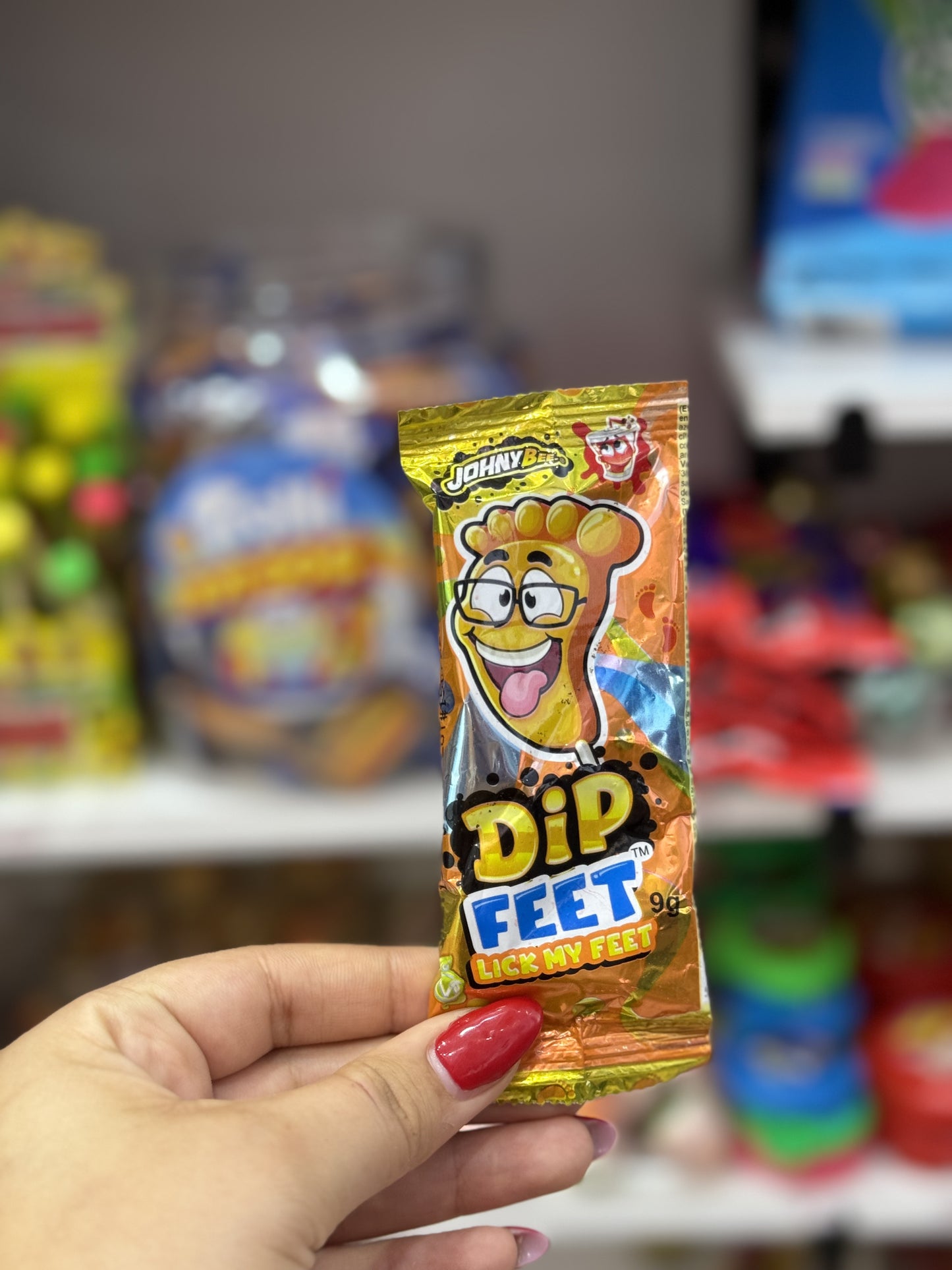 Dip feet lollipop candy bonbon - Girlzbox