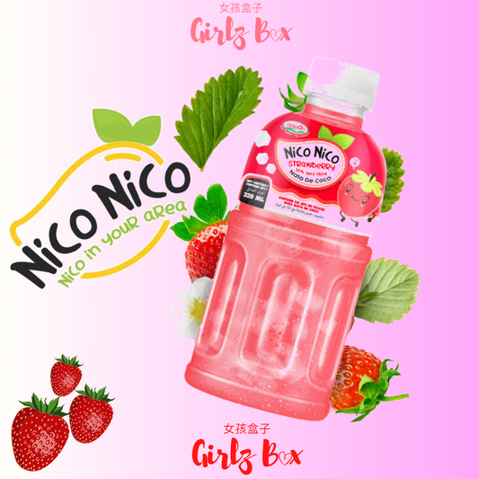 Boisson Fraise strawberry jus Nico Nico - Girlzbox