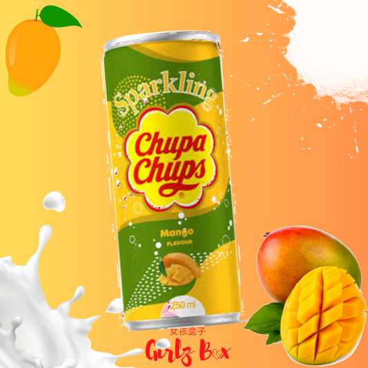 Boisson Chupa Chups Mango & Cream mangue Sparkling Drink 250ml  Girlzbox