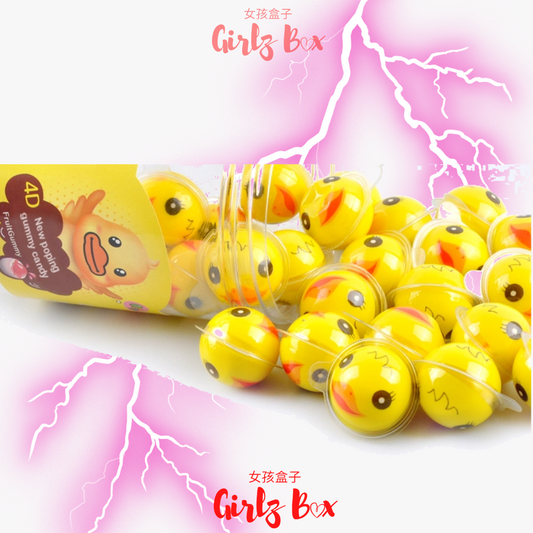 1pcs canard candy bonbon ball 3d candy - Girlzbox
