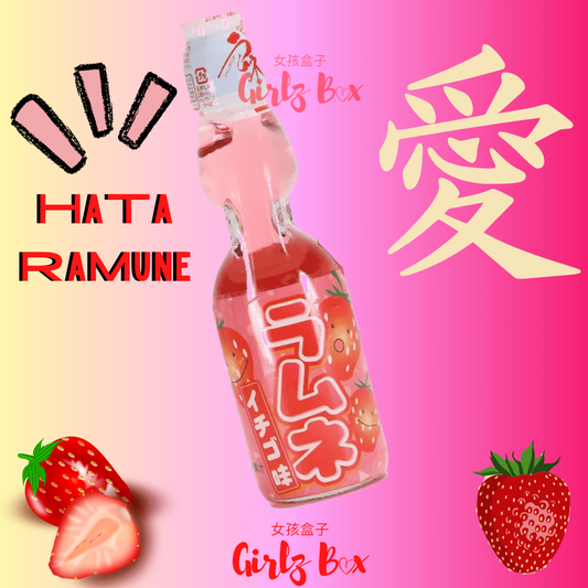 Boisson gazeuse hata Ramune Soda 200ml Halal asian korean food maroc - Girlz box