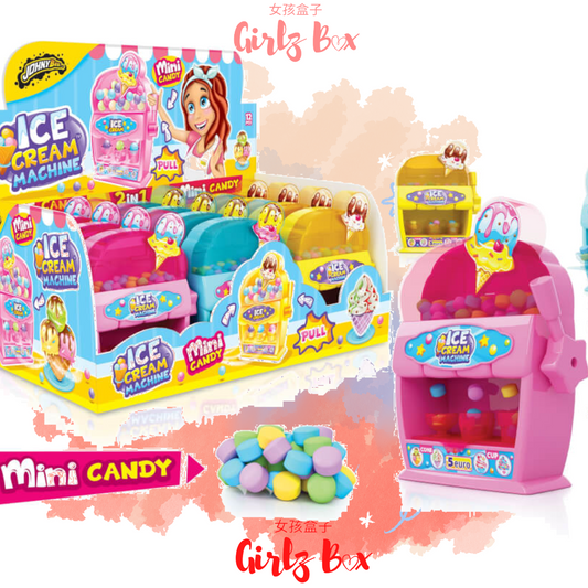 Johnybee Ice Cream Mini Candy machine bonbon+jouet - Girlzbox