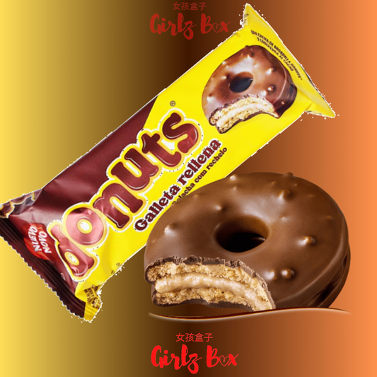 Mini donuts biscuit chocolat with cocoa coating 92 g- Girlz box