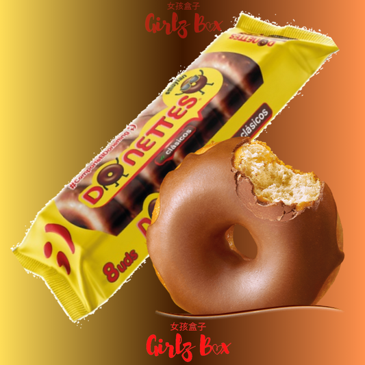 Mini donuts Donnettes cake chocolat with cocoa coating 92 g- Girlz box