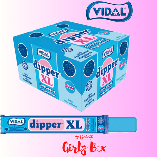 1pcs Vidal Dipper XL Blue Raspberry candy bonbon  - Girlzbox