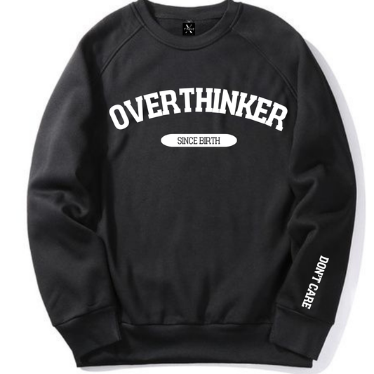 hoodie en coton overthinker - Girlzbox