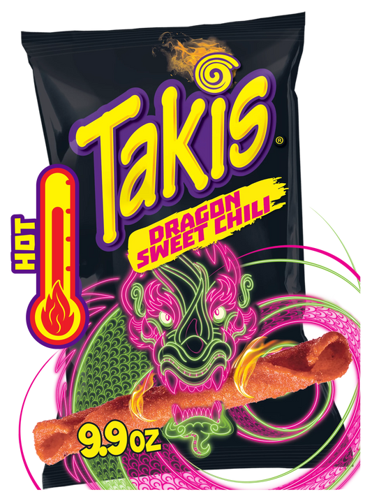 Takis dragon hot sweet chilli chips - Girlzbox
