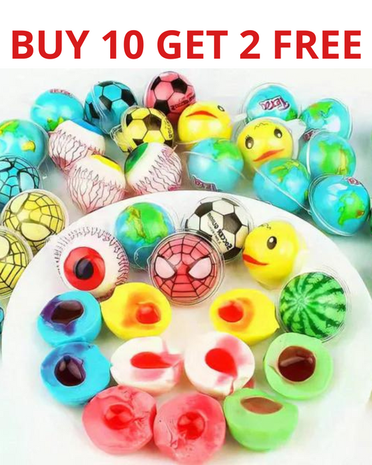 12 pièces 3D candy balls bonbon 12pcs Halal asian korean food maroc - Girlz box