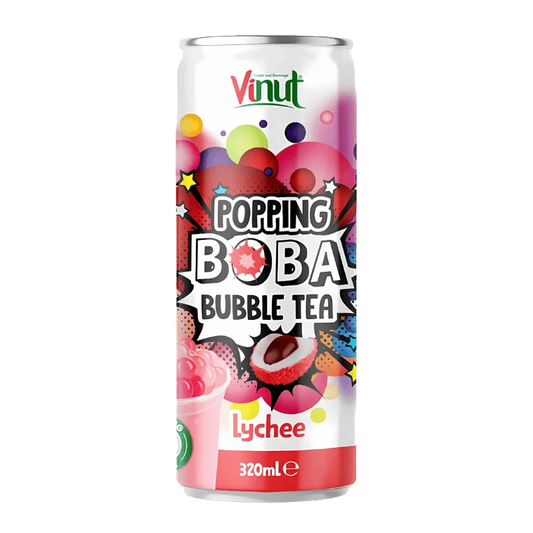 Popping boba bubble tea boisson LYCHEE  - Girlzbox