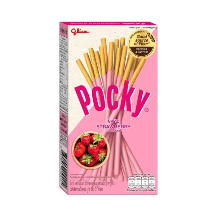 Pocky strawberry fraise Coated Biscuit Sticks 52g - Girlzbox