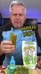 Warheads sour dill pickle van holten's - Girlzbox