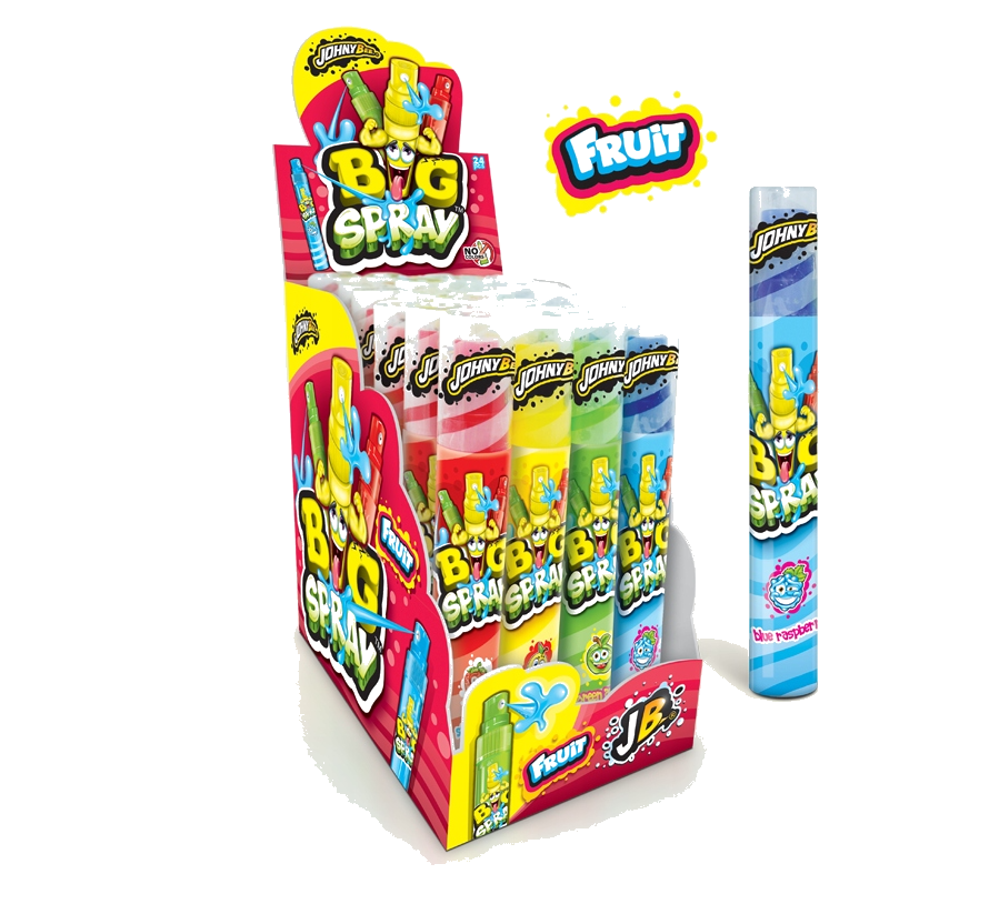 Johny Bee BIG Fruit Spray Candy Girlz box Girlz Box