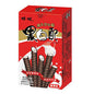 Want want black and white with sandwich roll biscuit vanilla ROLLED WAFERS 56G - Girlzbox