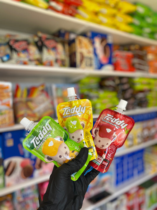 Teddy jelly jus goûts aléatoires une pièce -girlzbox - alimentation asiatique -korean food
