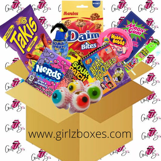 The ultra Box American candy and ships choclate and more - Girlz box